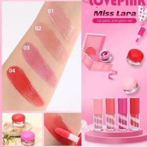 رژلب ۴ رنگ‌ پرطرفدا لارا مدل بستنی