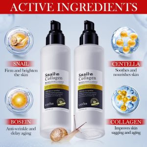 لوسیون صورت چندکاره کلاژن حلزون سادور