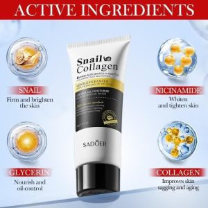 فوم شستشوی چندمنظوره صورت کلاژن حلزون سادور