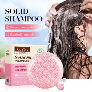 شامپو جامد گل رز 98% چندمنظوره سادور شامپو جامد گل رز 98% چندمنظوره سادور